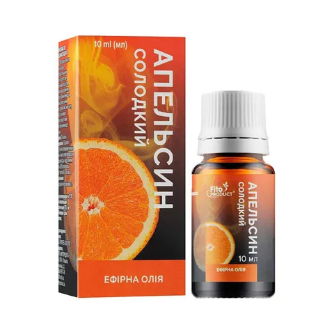 Ulei esențial de portocală dulce, 10 ml