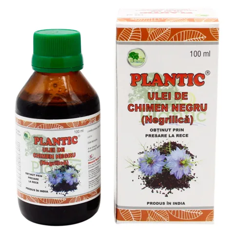 Plantic, ulei de chimen negru