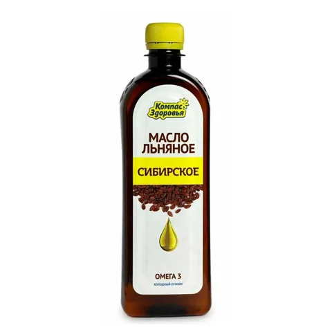 Ulei alimentar de in Sibirskoe, 0,5 l