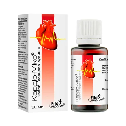 Cardio-Mix, picături pentru sistemul cardiovascular, 30 ml