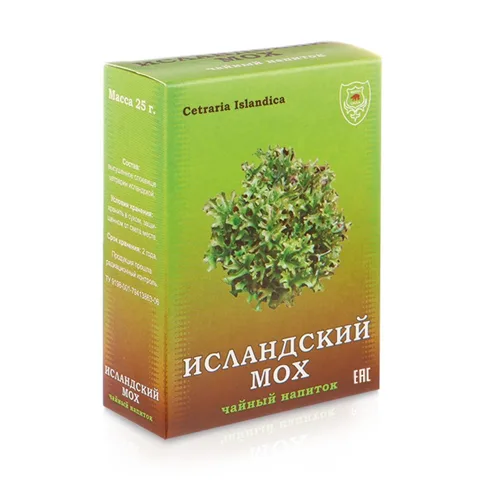 Исландский мох чайный напиток