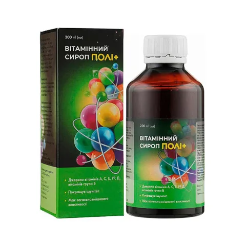 Sirop cu vitamine POLI+