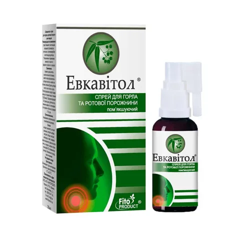 Eucavitol, spray pentru gât și cavitatea bucală, 30 ml